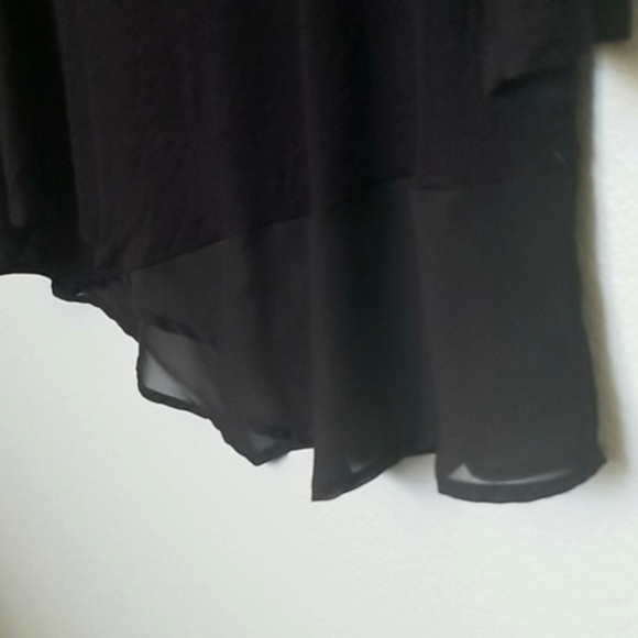 Ava James Basic Witchy Black Mixed Media Top Large - Picture 2 of 6